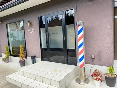 ヘアーサロンホソオの店外